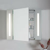 Luxury Bathroom Cabinet with Mirror LED Lights 220V Socker Sensor Dimister Pad