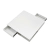 Coffee Table with 2 Storage Drawers Modern Home Living Room Table 4 Metal Legs