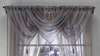 Plain Tasselled Voile Swags All Colours-Net Curtains Voile Swag Valance Pelmet