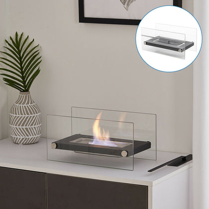 Portable Bio Ethanol Fireplace Table Camping Fire Heater Indoor Outdoor Burner