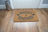 Ochre Brown Coir Door Mat Outside Inside Non Slip Entrance Rug Novelty Kitchen