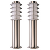Garden Bollard LED Lighting Outdoor Driveway Path Lamp Post Lights IP44 2 Pack