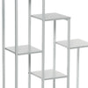 7 Tier Metal Flower Plant Pot Stand Display Shelf Garden Rack Holder Storage UK