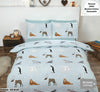 THERMAL 100% BRUSHED COTTON FLANNELETTE QUILT DUVET COVER BED SET COSY WARM SOFT