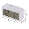 LED Digital Display Bedside Clear Clock with Temperature Dimmer Calendar Date UK