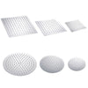 Square Round Wall Mounted Rain Shower Head Chrome • 200mm 300mm • 8" 10" 12"
