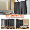 VEVOR Room Divider Portable Panel Room Divider with Wheels 118.5"x94.7" Gray