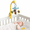 Baby Musical Crib Bed Bell Cot Mobile Moon& Stars Night Light Nusery Lullaby Toy