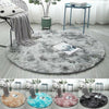 Circle Round Shaggy Rug Living room Bedroom Carpet Floor Fluffy Mat Anti-Skid