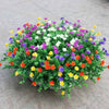 6 Bundles Artificial Flowers Plastic Fake Resistant Outdoor Plants Faux UV UK