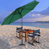 Large Garden Patio Parasol 300cm Tilting Umbrella Sun Shade with Crank Handle