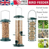 Hanging Wild Bird Feeder set of 3 Seed Nut Fat Ball Garden Feeding Station UK