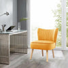 Small Oyster Scallop Back Armchair Occasional Lounge Cafe Seat Single Sofa Chair