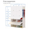 Mondeer 12 Cube DIY Plastic Shoe Storage Cabinet Boxes Cupboard Organizer White