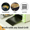 6XBBQ Grill Mesh Mat Cooking Fish Meat Reusable Sheet Resistant Non-Stick Baking