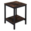 Chic Sofa End Side Coffee Table Bedside Table Night Stand Industrial Metal Frame
