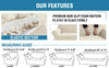 1/2/3 Large Seater Jacquard Sofa Cover Couch Slipcover Stretch Elastic Protector