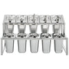 Expandable Spice Rack Seasoning Organizer Inclined 2 Tiers w/ 10 1/9 Pans