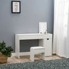 Dressing Table Set Cushioned Stool Flip-up Mirror Cabinet Office Desk Bedroom UK