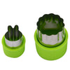 9pcs Mini Stainless Steel Fruit Vegetable Cookie Shape Cutters Kid Food Mold Set