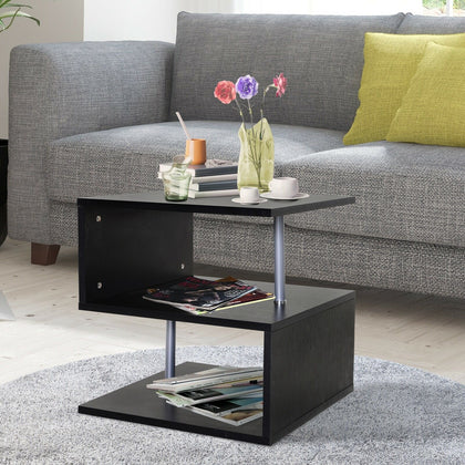 HOMCOM Coffee End Table Side TV Sofa Stand Living Room Office Furniture