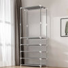 UK Heavy Duty Clothes Rail Rack Hanging Garment Display Stand Shoe Storage Shelf