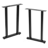 2x Industrial Table Legs Metal Box Shape Dining/Bench/Coffee Desk Leg