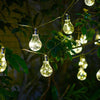 25FT Outdoor Lights 30 Solar Power Bulb String Lights Garden Party Fairy Lights
