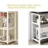 soges kitchen baker's rack utility microwave oven stand storage cart workstation