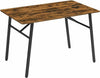 Industrial Dining Table Vintage Retro Furniture Rustic Metal Kitchen Breakfast