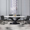 2 Pcs Faux Leather Dining Chairs Armchairs Office Kitchen Brown Grey Industrial