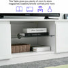 Black Modern TV Unit Cabinet Stand High Gloss Doors 160cm with LED Lights Drawer