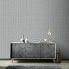 Linear Hexagons Geometric Honeycomb Shapes Arthouse Wallpaper - Pale Grey 909700