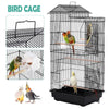 Extra Large Metal Bird Parrot Cage Birdcage for Canary Budgie Cockatiel w/ Stand