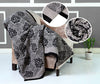 Damask Chenille Jacquard Sofa Armchair Single Bed Blanket Throw, 125 X 150Cm