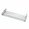 60CM Glass bathroom shelf Shower Rectangle Shelf Organizer Holder Wall Mounted