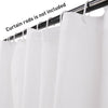 Long Shower Curtain Partition Waterproof Mildew Bathroom Curtain & Ring Hooks UK