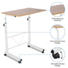 Adjustable Notebook Desk Portable Laptop Computer Table Stand Lap Sofa Bed Tray