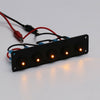 5 Gang Rocker Switch Panel DC 12V-24V LED Light Yacht Marine Boat Breaker