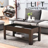 Wooden coffee table with storage lift top up drawer Desk Living Room Tea table