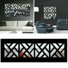 4 Slice 3D Mirror Removable Wall Sticker Art Acrylic Mural Decal Wall Home Decor
