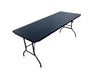 HEAVY DUTY BLACK 1.8M FOLDING TABLE 6FT FOOT CATERING CAMPING TRESTLE MARKET BBQ