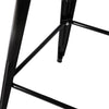 Tolix Style Bistro Cafe Metal High Bar Chairs Stools Table Set Breakfast Kitchen