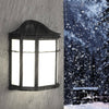 Outdoor Wall Lights Garden Glass Coach Sconce Lamp Black Metal Vintage Lighting