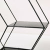 Home Office Wall Shelf Decor Storage Hexagon Metal Wire Modern ACB#