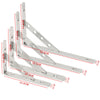6-12N Triangle Stainless Steel L-Shaped Heavy Duty Wall Shelf Support Bracket UK