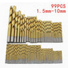 99pc Cobalt Drill Bits Set for Stainless Steel Metal HSS-Co Cobalt Bit Titanium