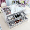 Large Jewellery Box 3 Drawers Cabinet Necklace Ring Bracelet Storage Organizer