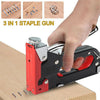 Heavy Duty Tacker Staple Gun 8/10/12mm Upholstery Stapler with 600 Staples Metal