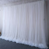 6.6ft x 6.6ft Tulle Photography Backdrop Curtains For Wedding Studio Baby Shower